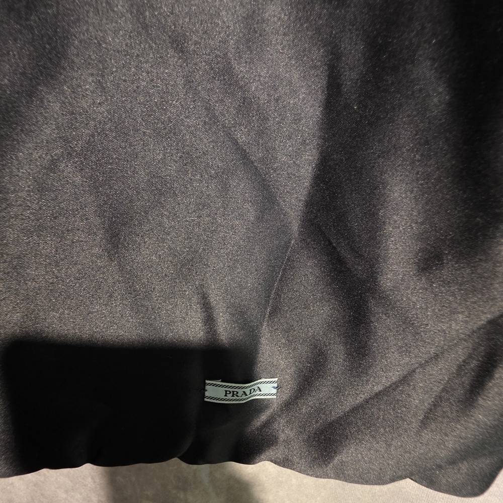 Prada Women's Cream and Blush Cap-Toe Patent Leather Flats - Picture 12 of 12